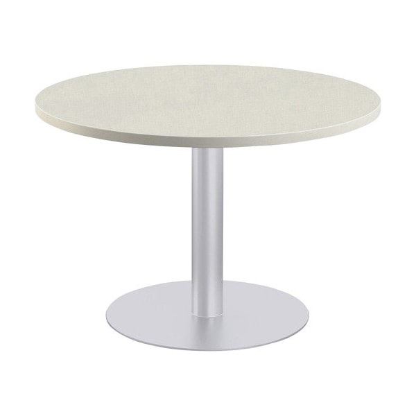 Special-T Table, RoundTop, BarHeight, 42inDIAx42inH, CrispLinen SCTSIEN42BHCL - main